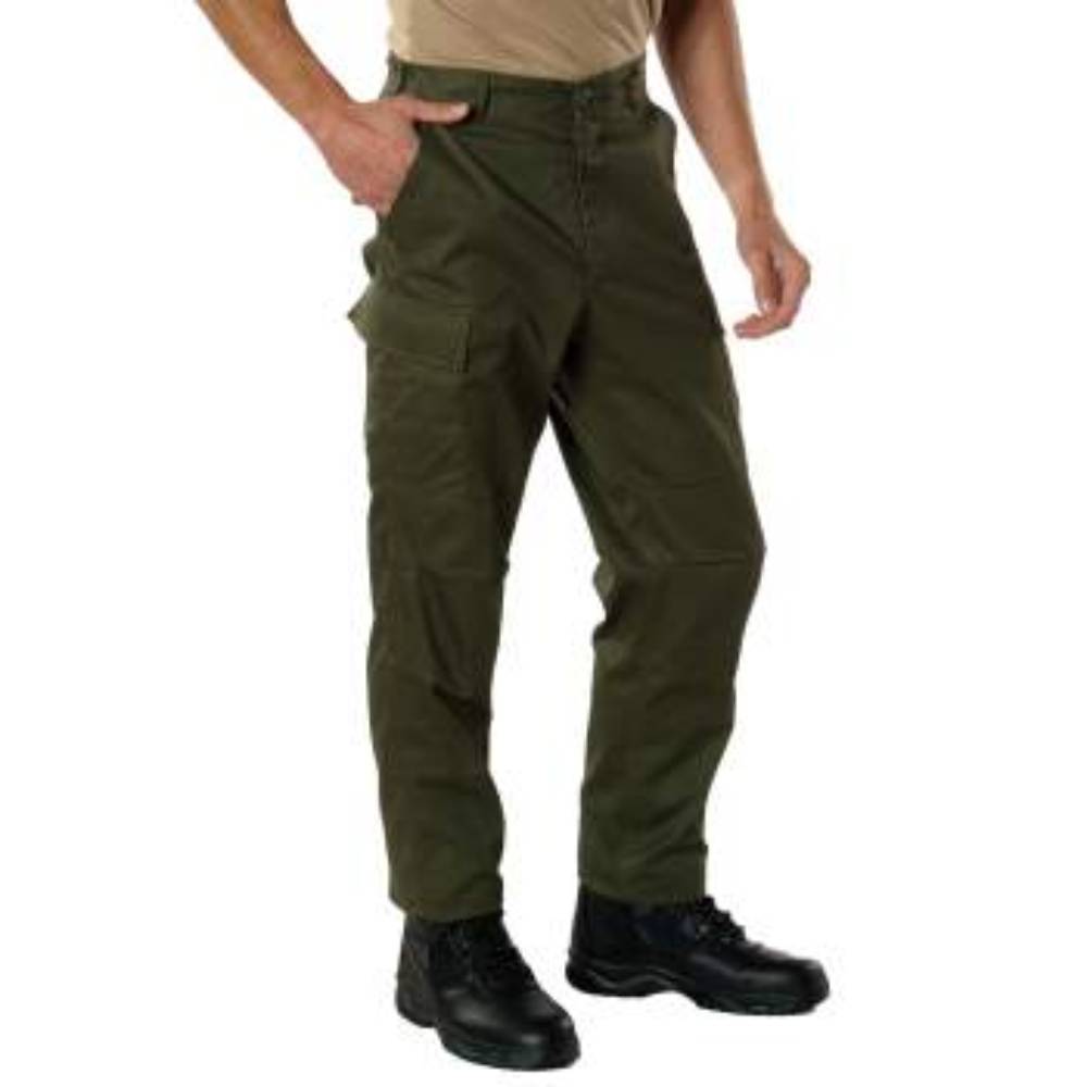 Adjustable Waist Tabs Cargo Pants