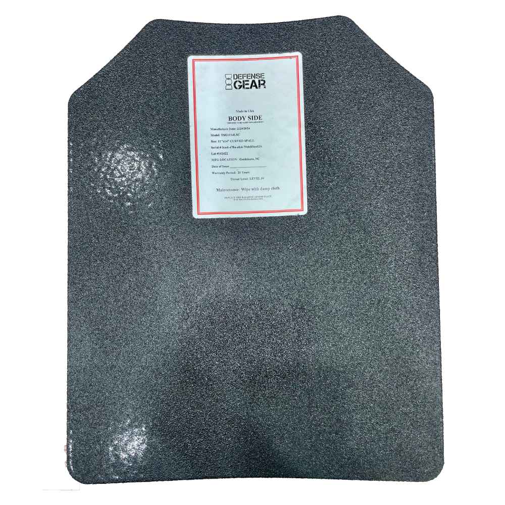 Level 3a Plates for bullet resistant vest curved and flat