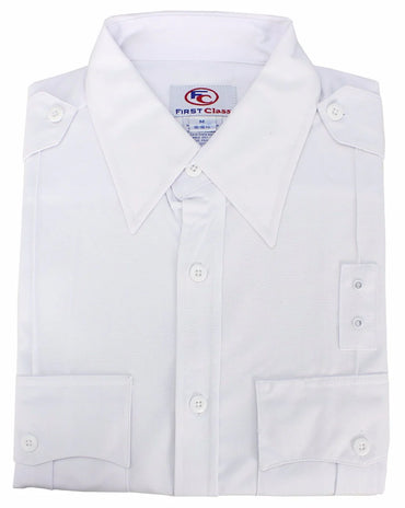 65% Polyester 35% Rayon Uniform Long Sleeve Shirt