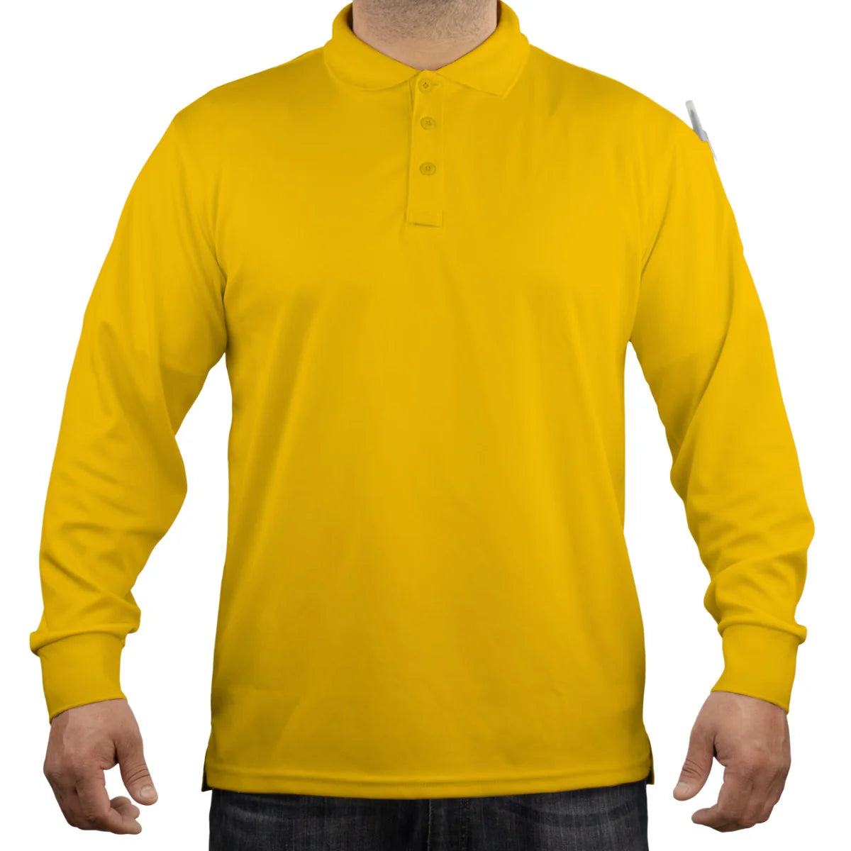 Poly/Cotton Tactical Performance Long Sleeve Polo Shirt