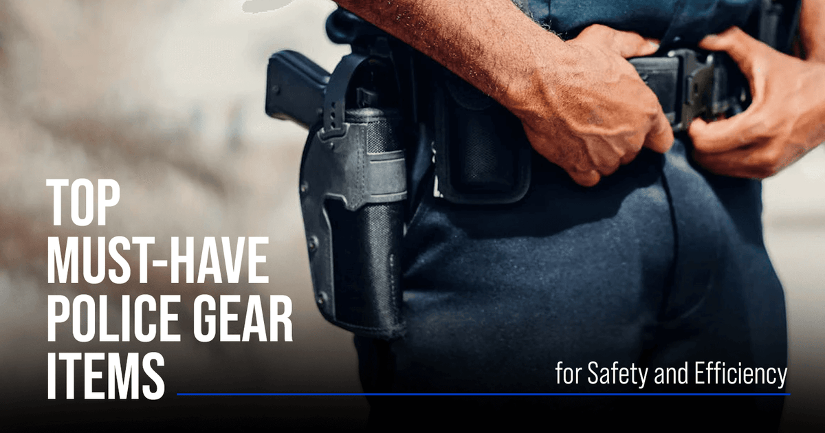 Top Must-Have Police Gear Items | Safety & Efficiency – Uniform blvd.
