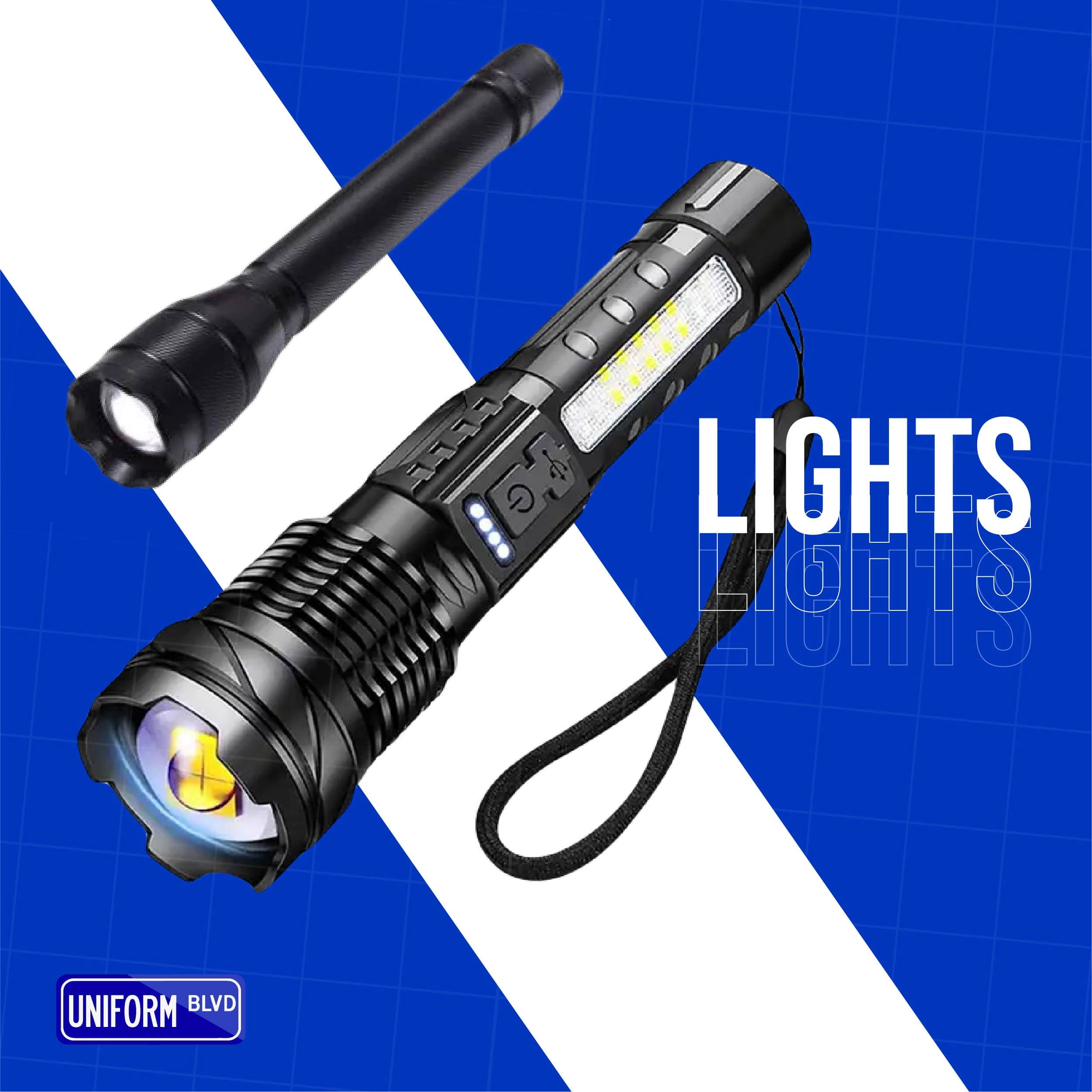 police flashlights & lights