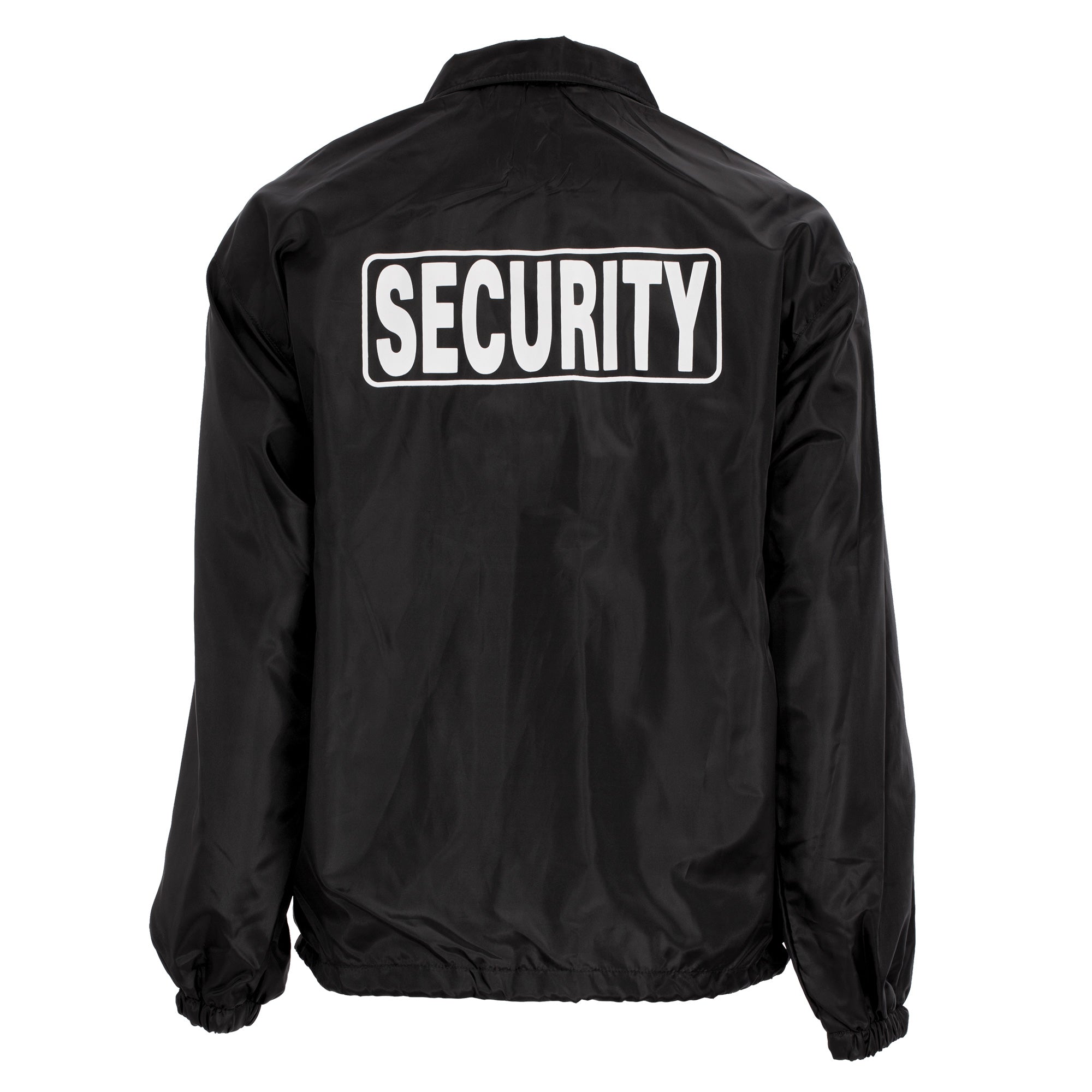 Tact Squad Classic Windbreaker SECURITY Printed black color back