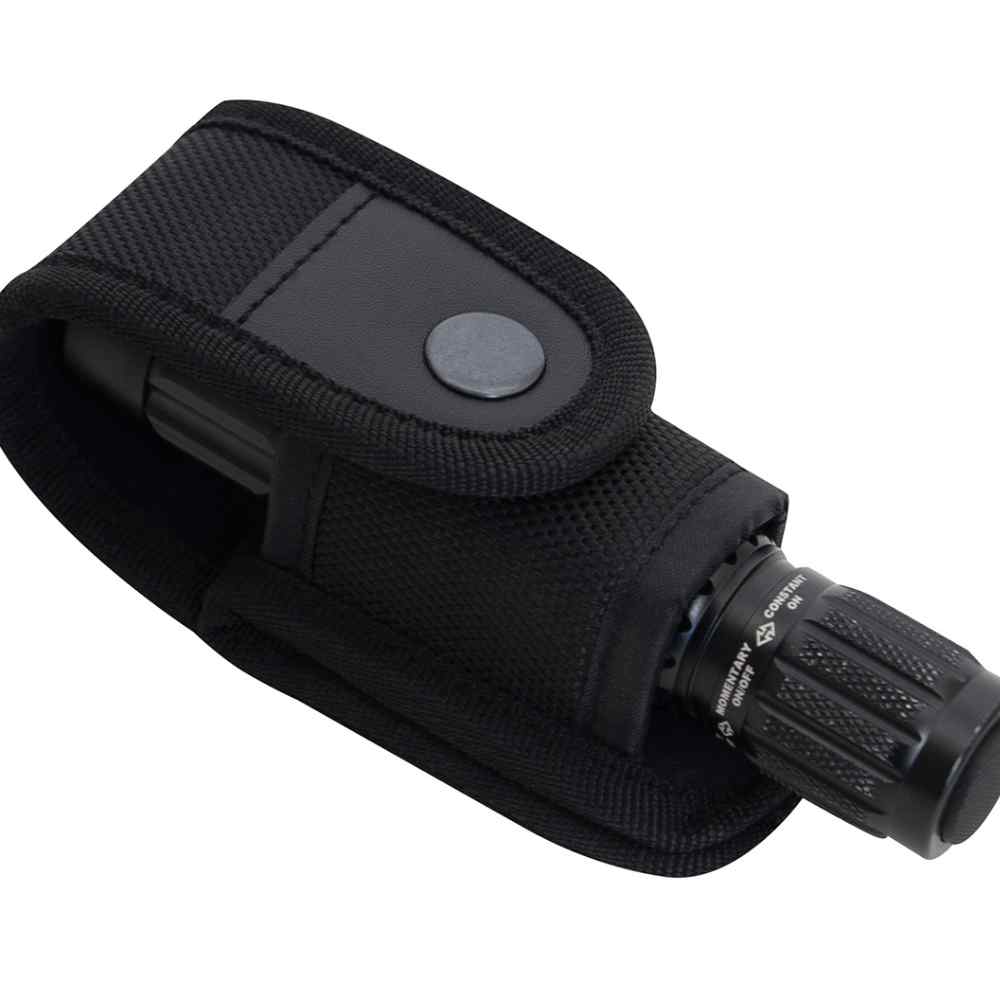 Enhanced Universal Flashlight Holder - Black