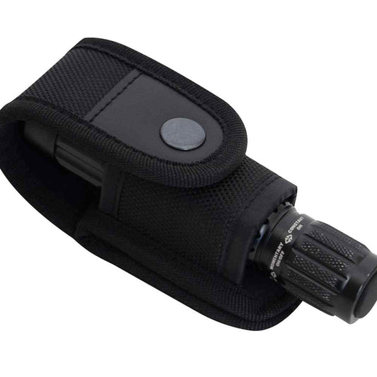 Enhanced Universal Flashlight Holder - Black