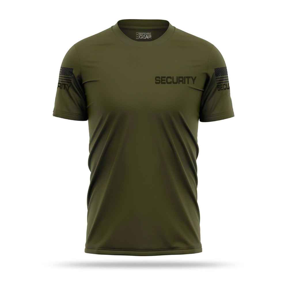 Tactical Quickdry 100% Breathable Security OD Green Color T Shirt