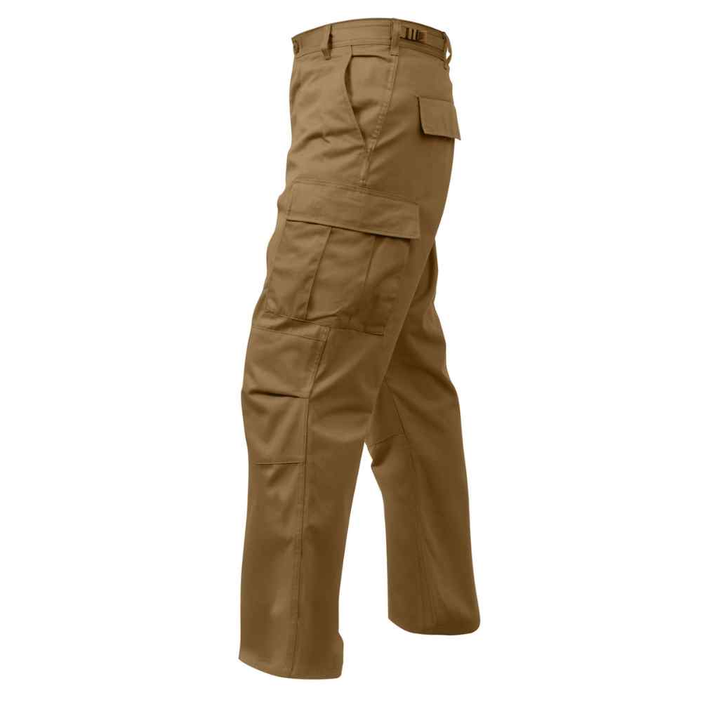 Rothco Relaxed Fit Zipper Fly BDU Pants brown color