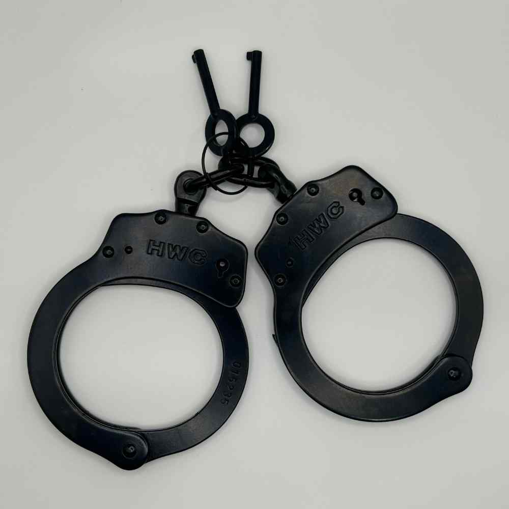 Professional Finsh Chain HWC Black Handcuff