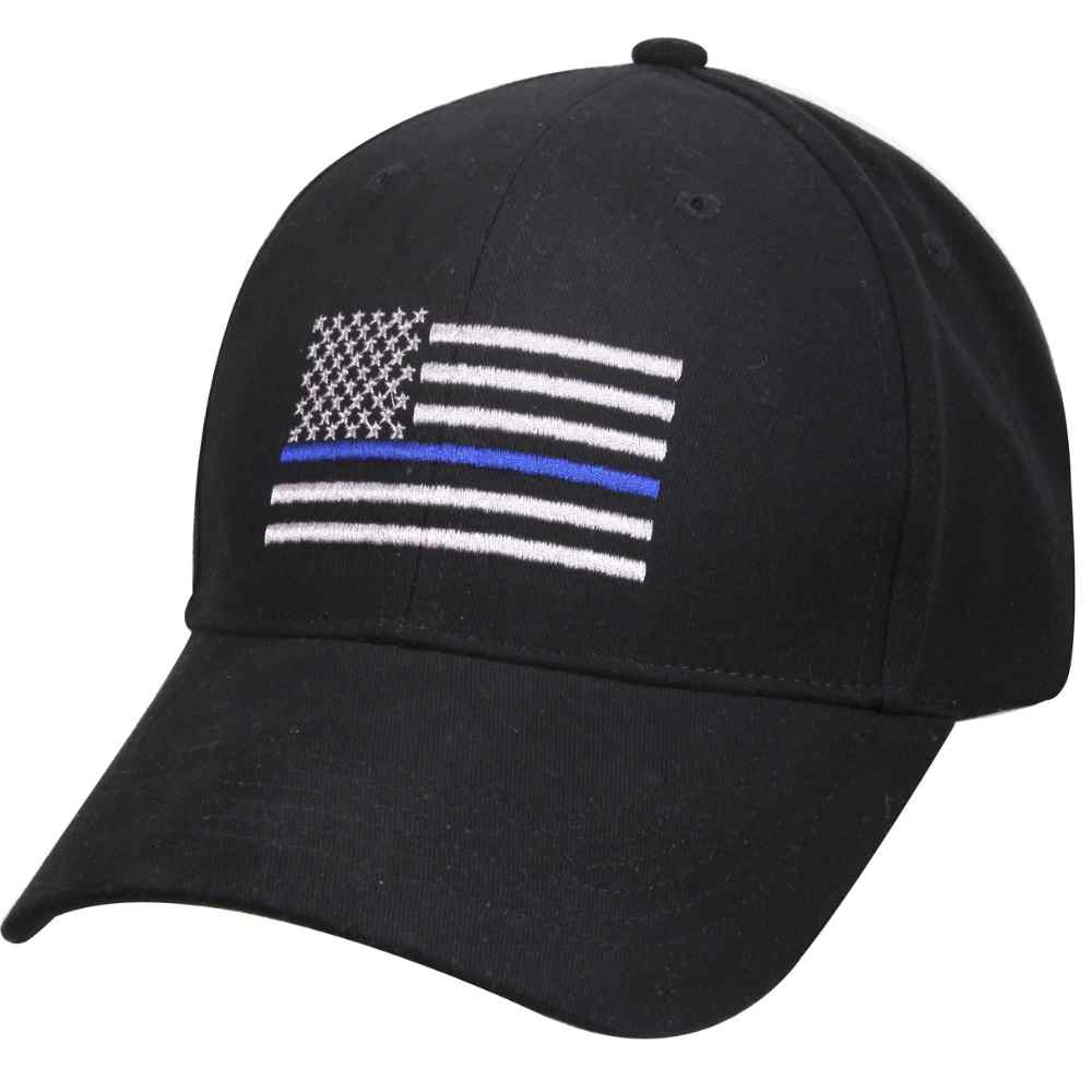 Flag Low Profile Cap Made from sturdy brushed cotton twill blue and white flag