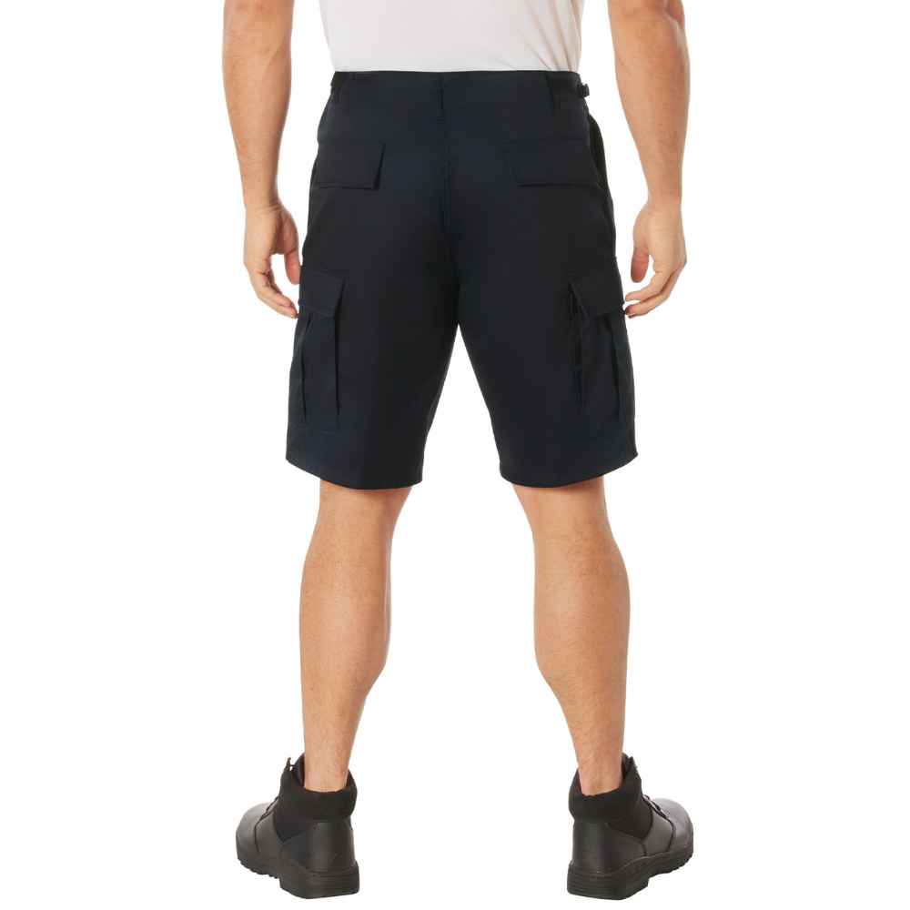 Rothco Tactical BDU Shorts With Two Sizable Side Cargo Pockets black color back