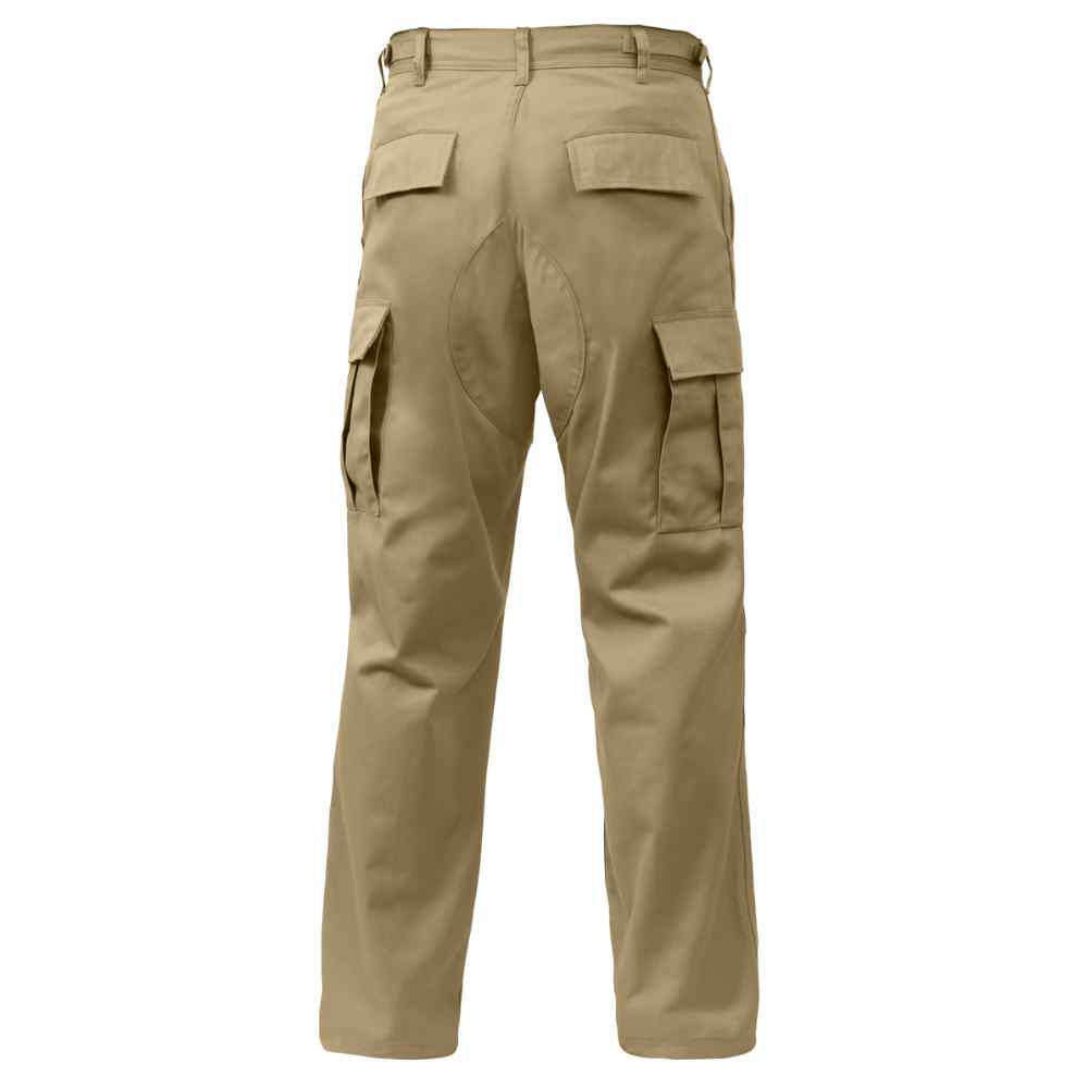 Rothco Relaxed Fit Zipper Fly BDU Pants off white back