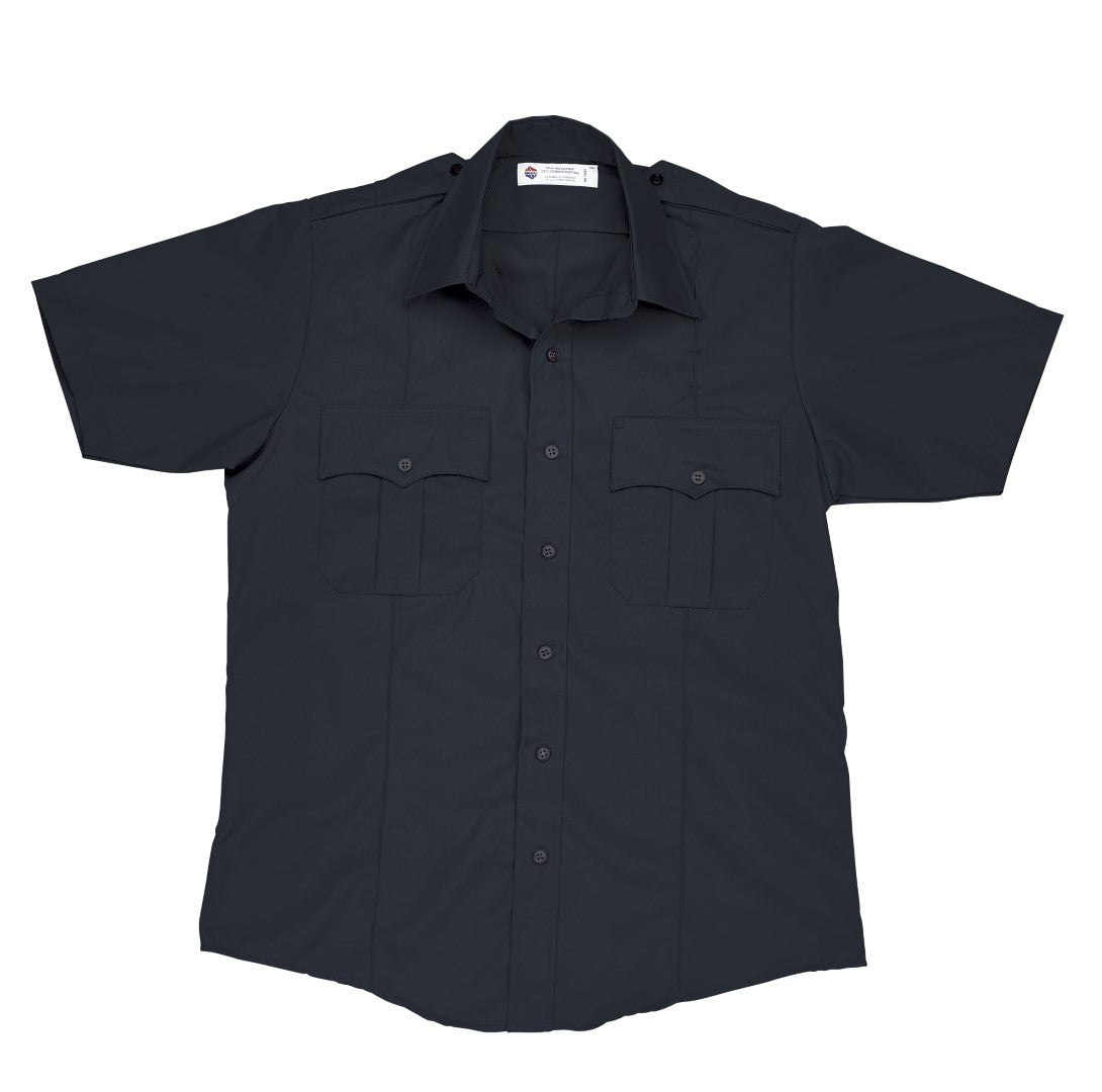 100% Polyester Liberty Uniform S/S Police Shirt black color