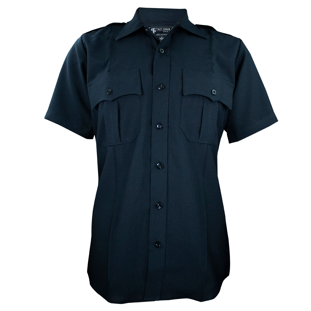S/S Shirt MIDNIGHT NAVY Poly/Cotton Black Color
