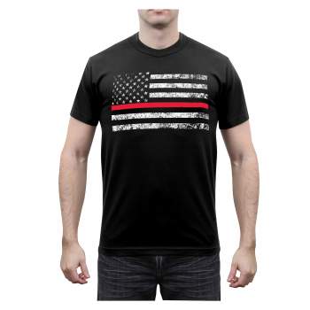 Thin Red Line US Flag Half Sleeve T-shirt