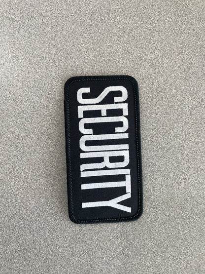 Pocket top Patches 4 x 2 inches various text