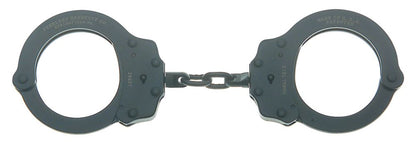 Peerless Handcuffs Model 700 & 701C - Chain Link Carbon Black Oxide and Nickel finish
