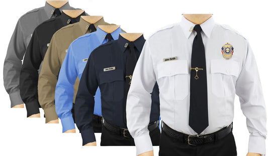 Poly Cotton Long Sleeve Uniform Shirts
